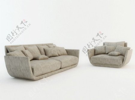 现代双人沙发图片