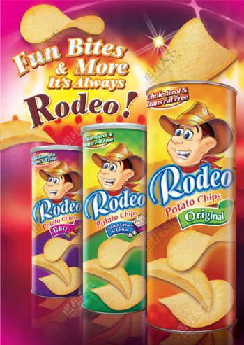 rodeo薯片包装图片