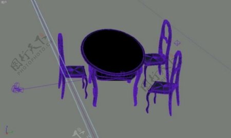餐桌3d模型家具3d模型9