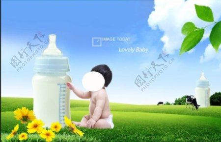 宝宝奶瓶图片