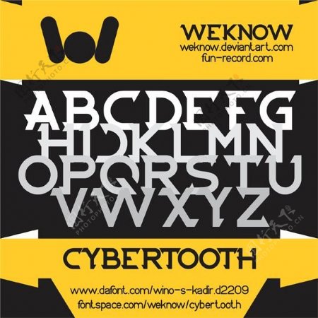 cybertooth字体