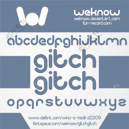 gitchgitch字体