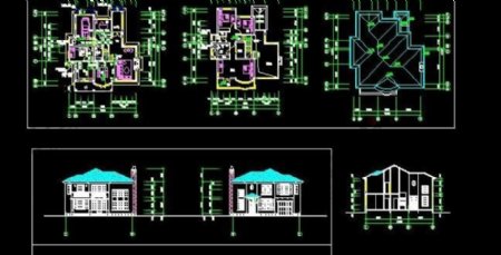 经典二层农村住宅设计图nbsp13x14
