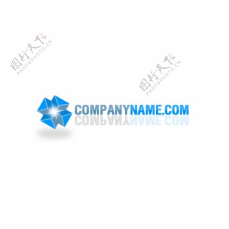 公司蓝色logo图片
