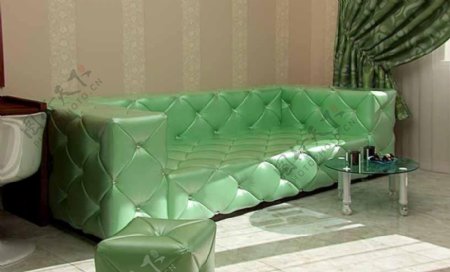 ACMEFURNITURESofa绿色网纹沙发