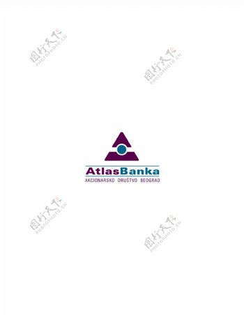 AtlasBankalogo设计欣赏AtlasBanka国际银行标志下载标志设计欣赏