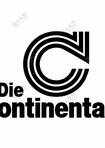DieContinentalelogo设计欣赏DieContinentale保险公司LOGO下载标志设计欣赏