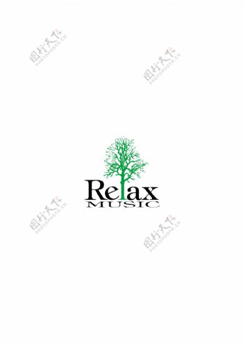 RelaxMusiclogo设计欣赏RelaxMusic唱片公司标志下载标志设计欣赏