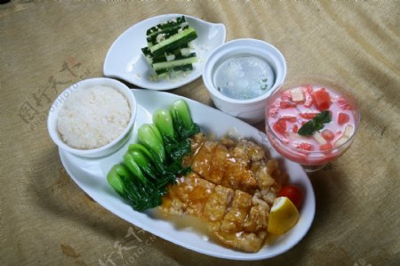 中式套餐西宁鸡图片