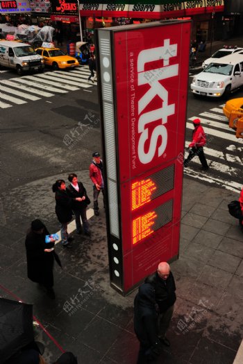 纽约时代广场一角图片