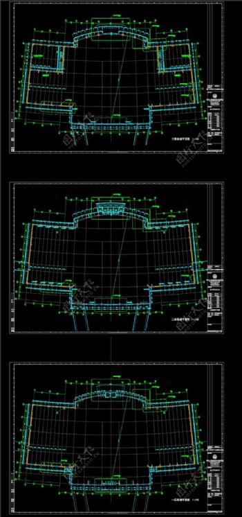 会议中心设计建筑CAD图纸