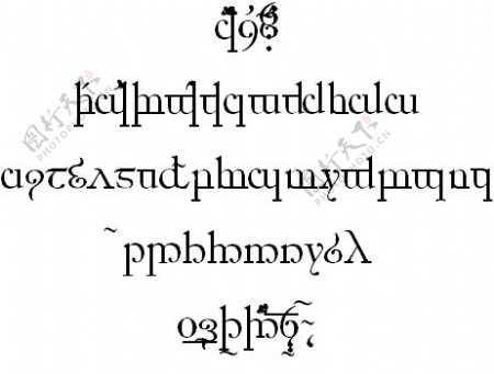 elfic卡斯林字体