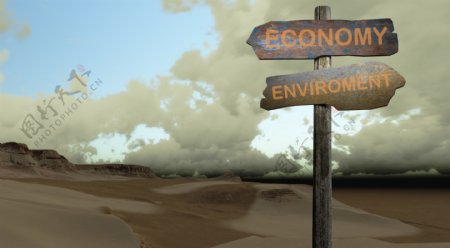 经济环境标志方向