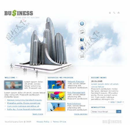 web界面设计国外企业网站图片