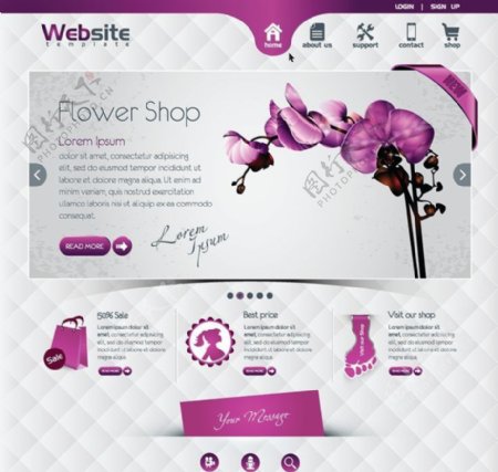 网站模板网页设计图片