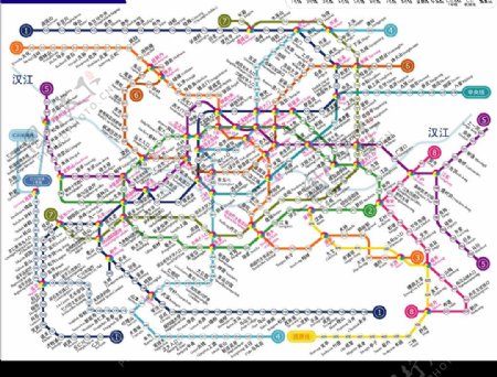 汉城地铁路线图图片