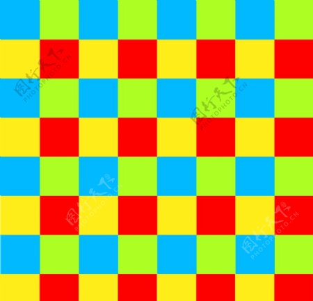 彩色格子拼图构成砖墙瓦片图片