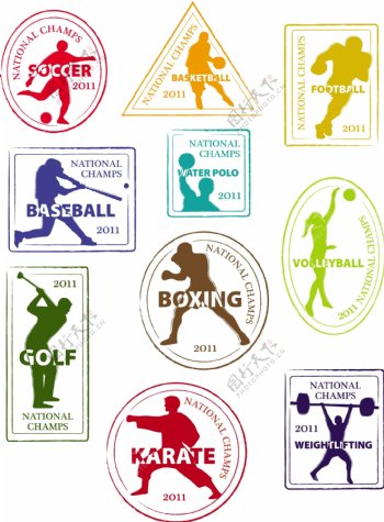 体育邮票体育邮戳图片
