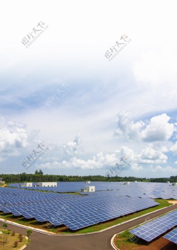 太阳能电池板光图片