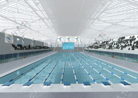 游泳馆室内环境设计图片