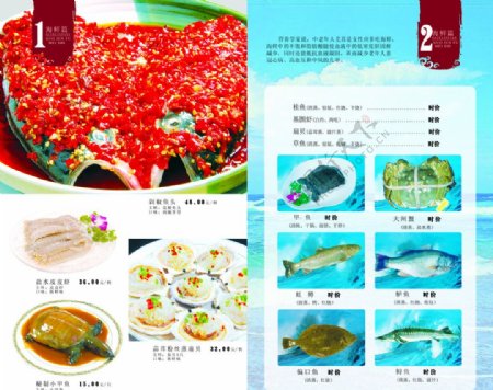 精美海鲜菜谱图片