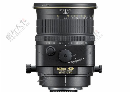 尼康微距镜头85mmf28纯色背景图片
