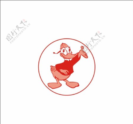唐老鸭鸭脖logo图片