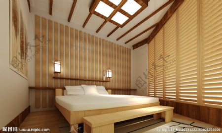 日式卧室图片