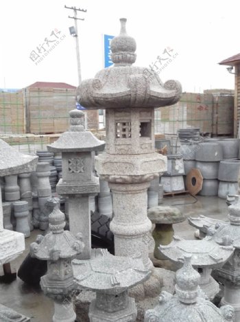 石材雕刻柱子图片