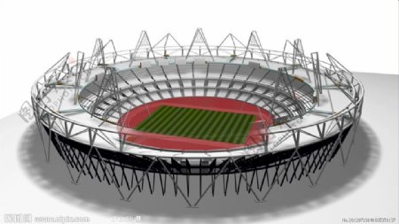 2012年伦敦奥运会主场馆伦敦碗3d效果图图片
