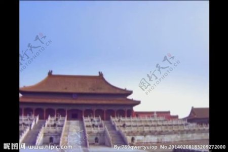 北京故宫视频素材