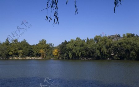 北京大学未名湖图片