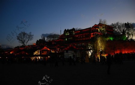 丽江古城夜色图片