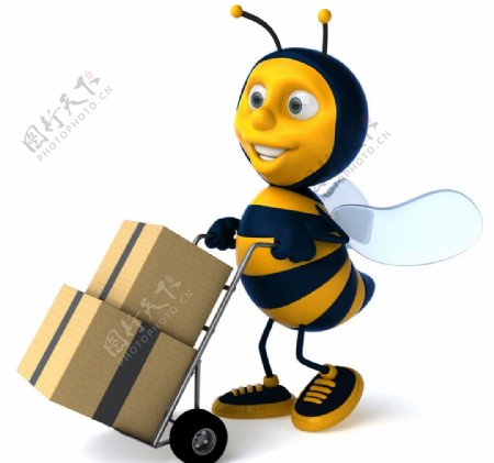 3D蜜蜂图片