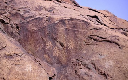 贺兰山岩画图片