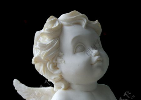 欧风天使雕像去背素材图片