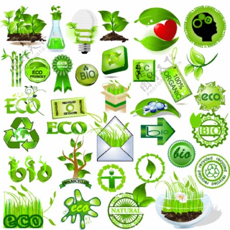 BIO环保素材图标图片