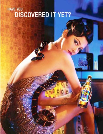 虎牌啤酒形象广告高清设计图片