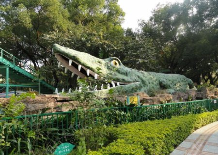 儿童公园鳄鱼图片