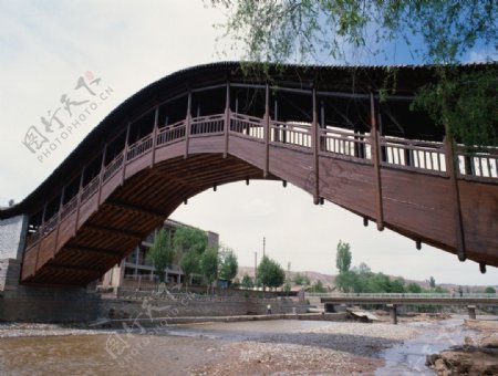 高清单孔古桥图片