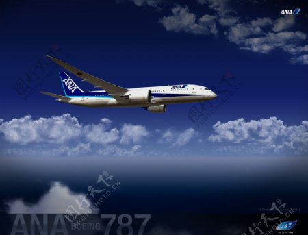波音787图片