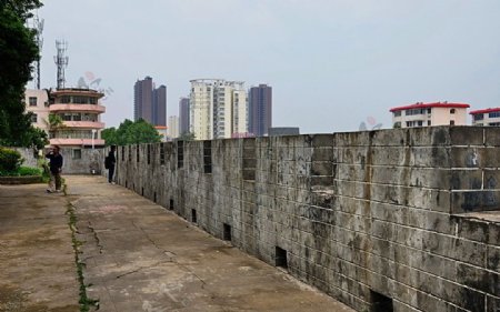 柳溪的古城墙图片