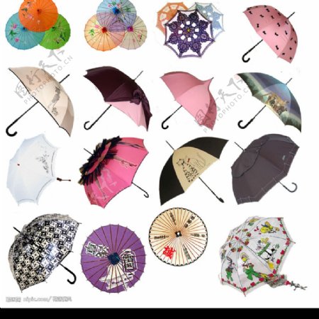 雨伞SD模板图片