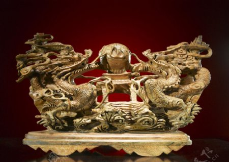 中国传统木雕工艺品图片