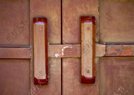 古代门闩门拴图片