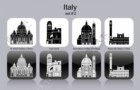 意大利城市轮廓图片