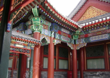 颐和园的文昌院建筑图片
