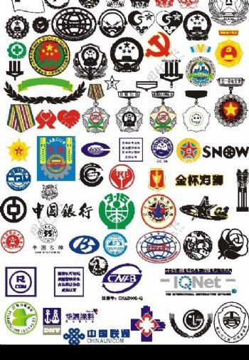 各种徽章及标志图片