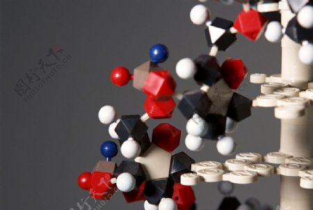 化学分子结构模型图片