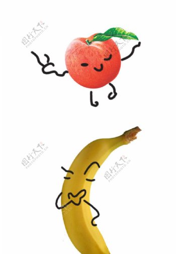 水果小人图片